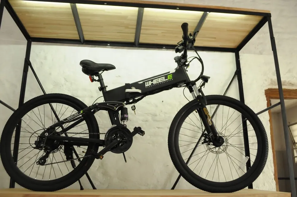 Uno de los modelos de bicicletas eléctricas que ofrece Wheele Uruguay