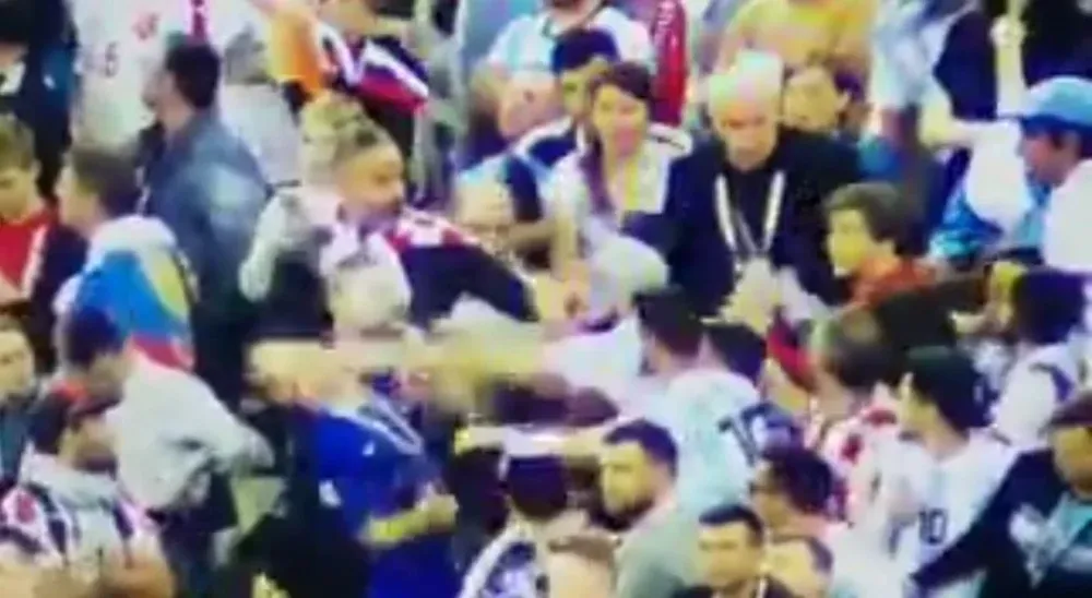 Pelea entre argentinos y croatas