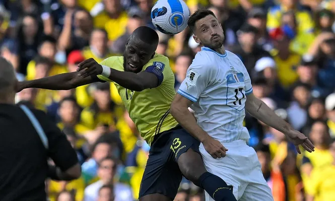 Enner Valencia y Matías Viña