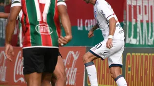 Gastón Pereiro de Nacional ante Deportivo Maldonado