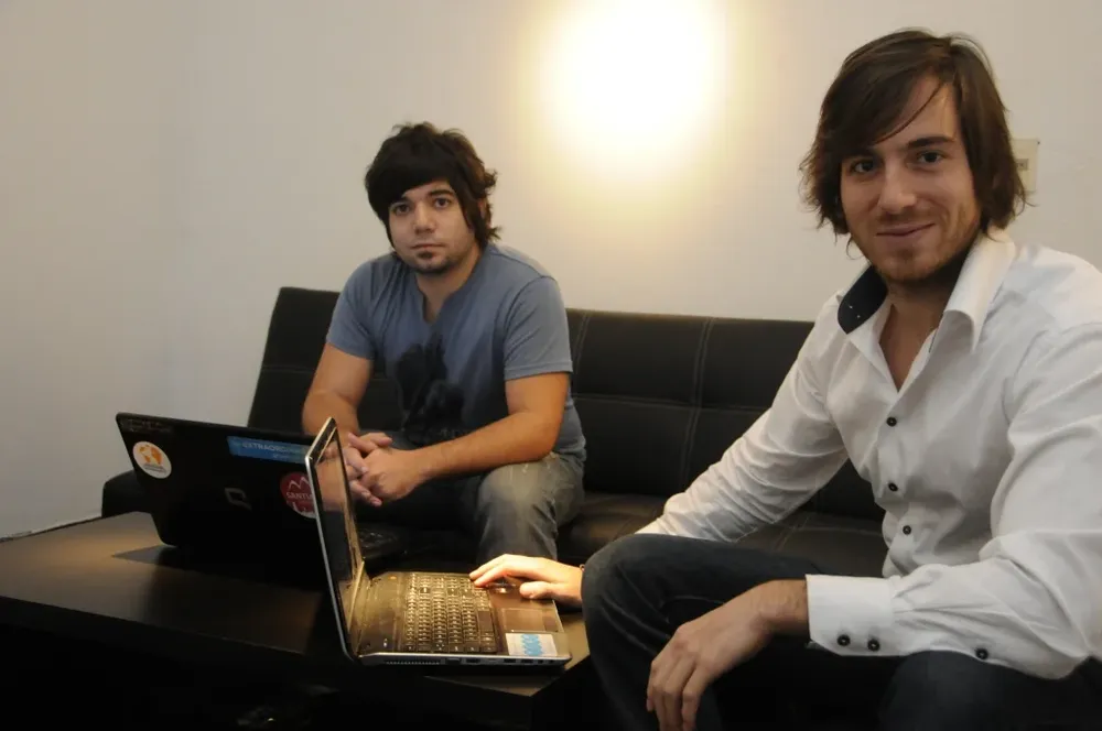 Los socios de ConversationsClub, Gabriel Mazzotti y Juan Andrés Campiglia
