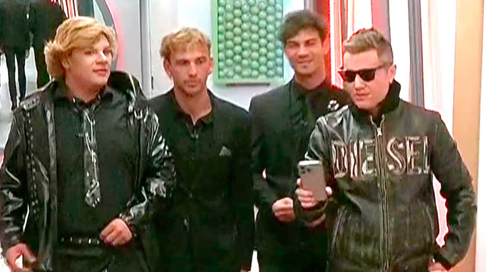 Jugadores de Gran Hermano y Santiago del Moro