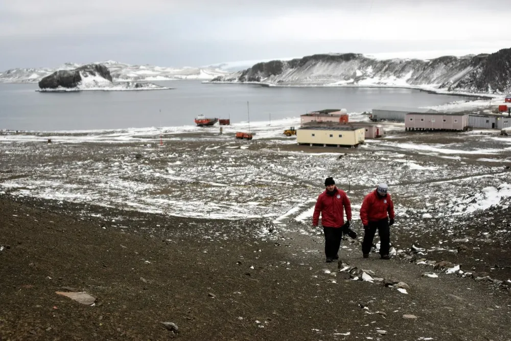 Archivo, 2017. Visita a la Base Científica Antártica Artigas, en la isla Rey Jorge de la Antártida