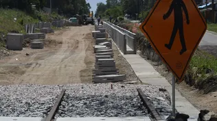 Archivo, avance de las obras del Ferrocarril Central