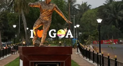 La estatua de la polémica en Goa