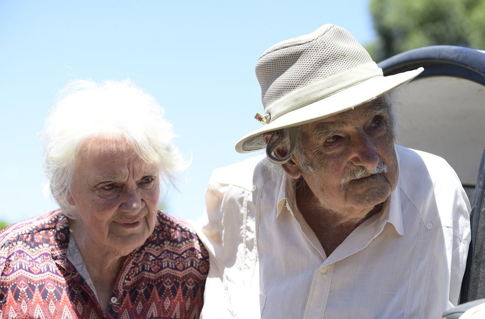 Pepe Mujica y Lucía Topolansky