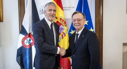 uan Vivas se reúne con el ministro de Interior, Fernando Grande-Marlaska