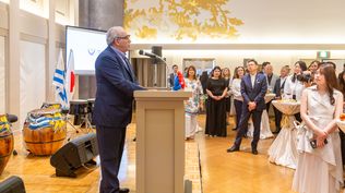 Alfredo Fratti en la Expo Osaka