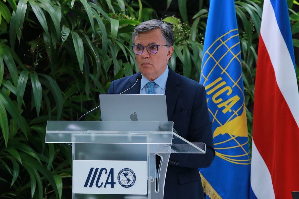 Manuel Otero, director general del IICA, responsabilidad en la que sucedió a Víctor Villalobos desde el 15 de enero de 2018 y que trasladará a Muhammad Ibrahim el 15 de enero de 2026.