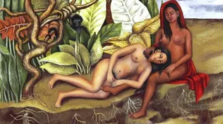 La obra Dos desnudos en el bosque (la tierra misma), de la mexicana Frida Kahlo