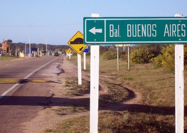 Ruta 10 en Balneario Buenos Aires, Maldonado
