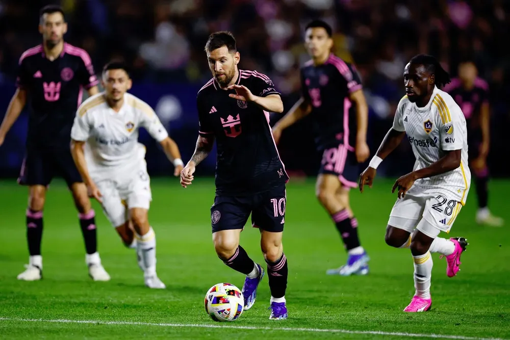Messi enfrentando el domingo a Los Angeles Galaxy