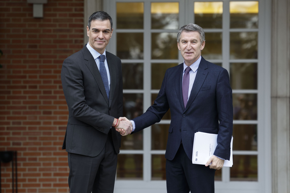 Pedro Sánchez y Alberto Núñez Feijóo