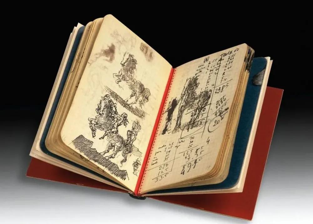 El diario contiene 33 dibujos originales