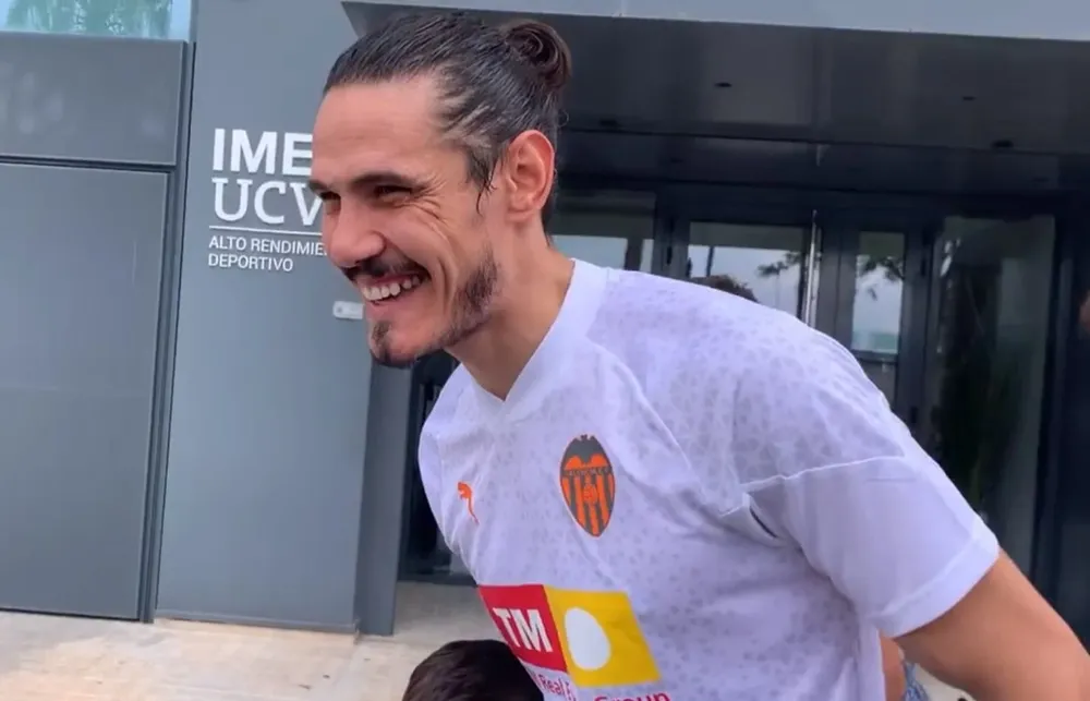 Cavani en Valencia