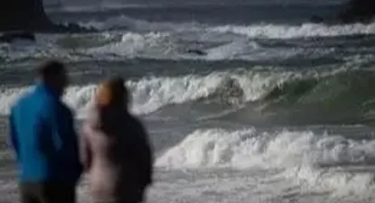 Olas de seis y siete metros en Galicia.