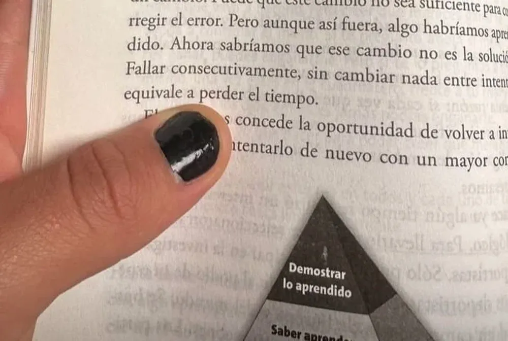 El look con las uñas pintadas