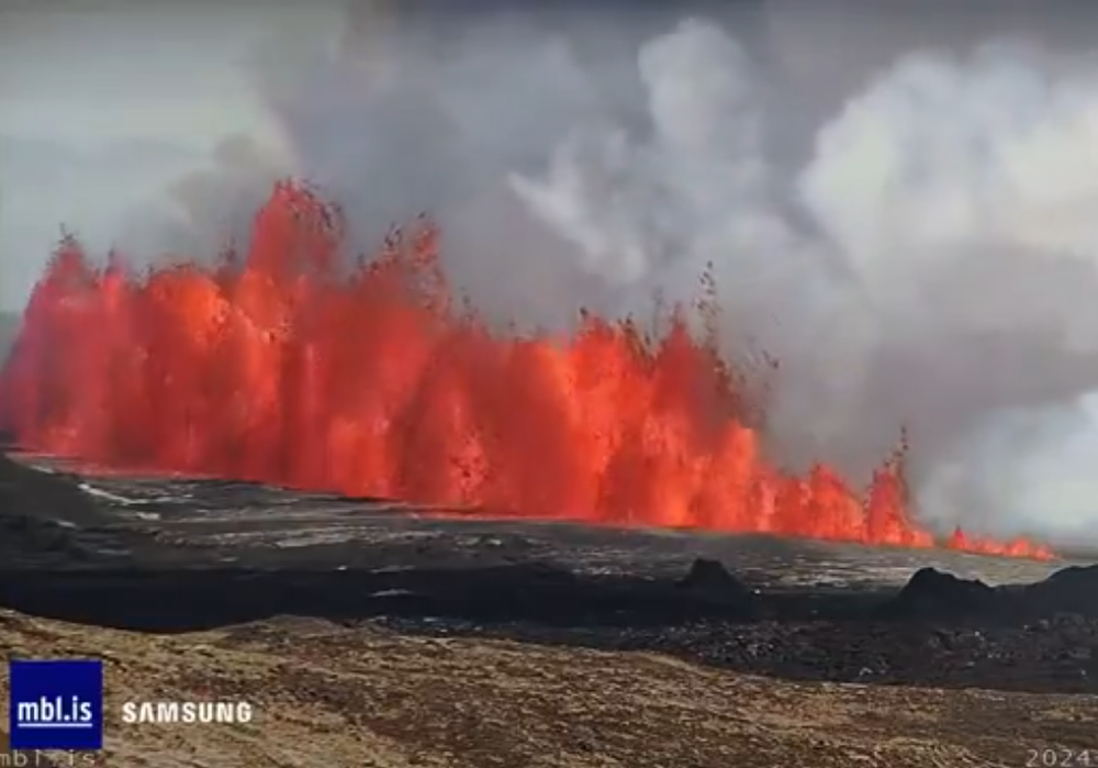 Nuevas erupciones volcánicas en Islandia
