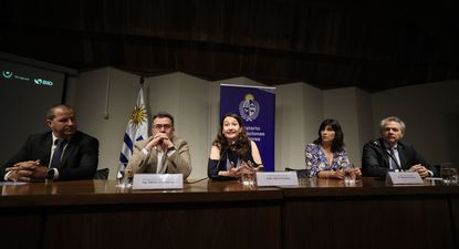 Marcelo Bascialla, Matías Carámbula, Valeria Csukasi, Mariana Ferreira y Luiz Ros.&nbsp;