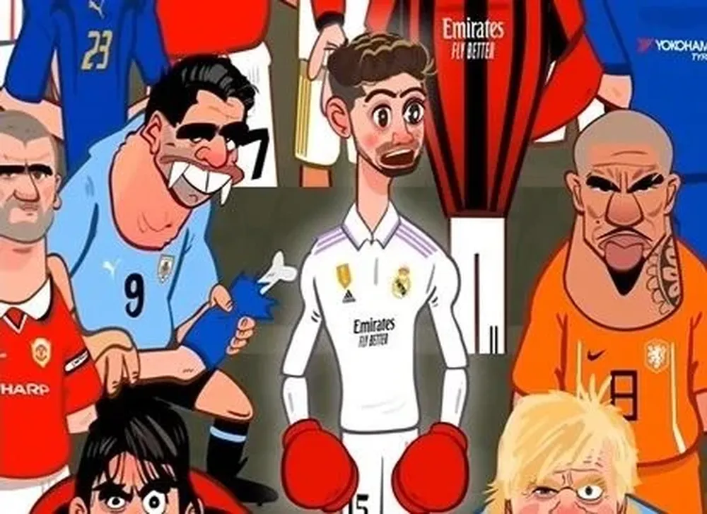 La animación de Fede Valverde por su agresión a Baena y en la que aparece Luis Suárez