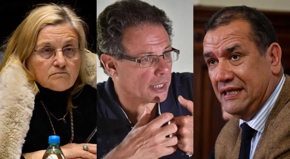 Graciela Bianchi, Sebastían Da Silva y Aníbal Pereyra