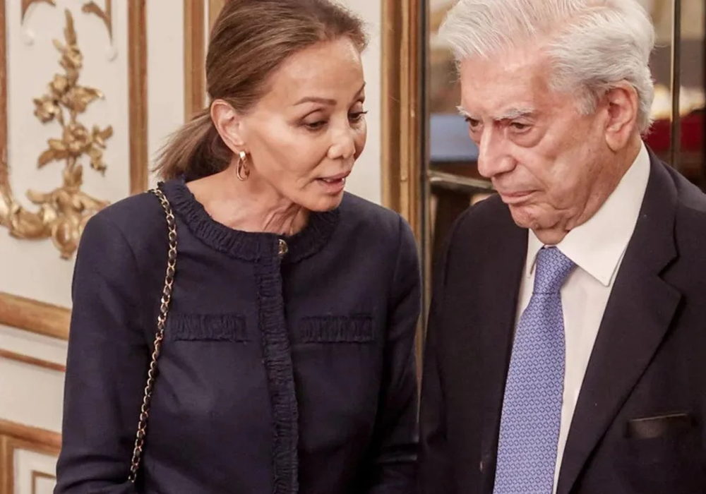 Isabel Preysler y Mario Vargas Llosa. (Archivo)&nbsp;