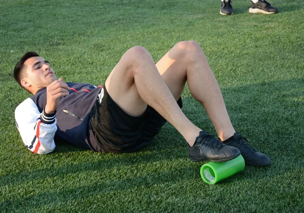 Maxi Gómez entrenando en Paysandú FC luego e la Copa América de Brasil 2021