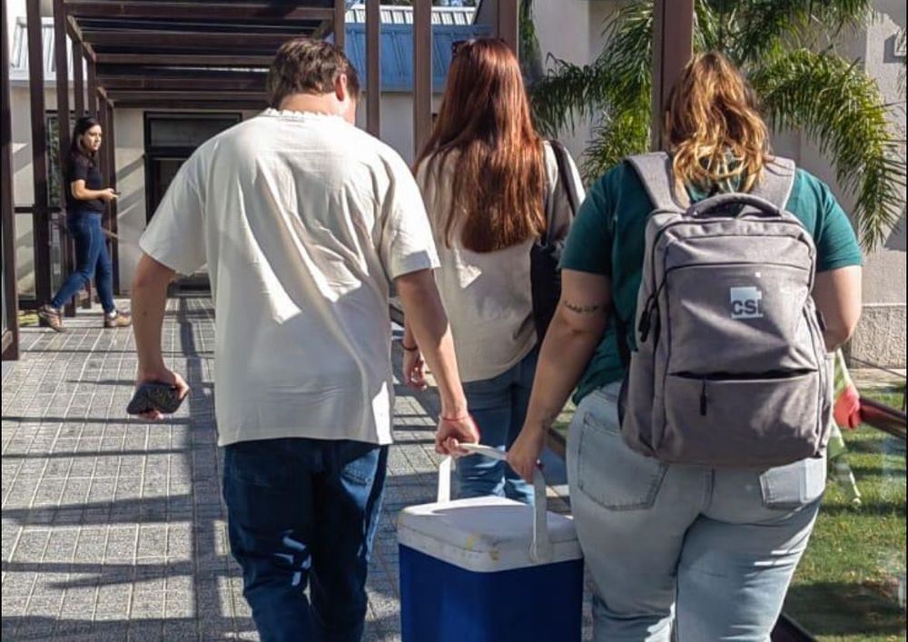 Bruno Marín, Martina Cabillón y María Belen Quintas