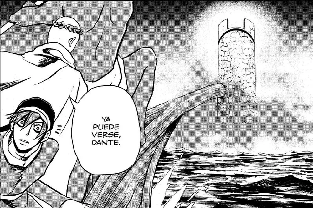 El viaje de Dante por el infierno, el purgatorio y el paraíso es sintetizada en 200 páginas ilustradas