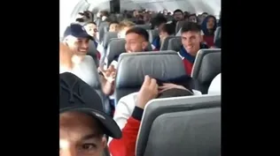 Nacional de regreso desde Porto Alegre
