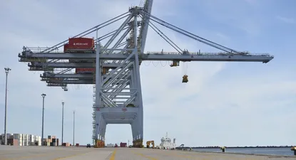 Puerto de Montevideo.