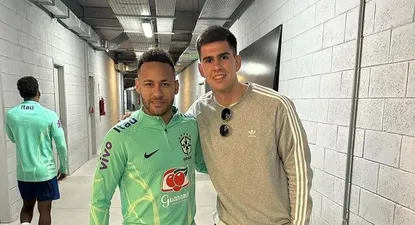 La foto de Randall Rodríguez con Neymar