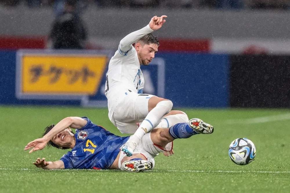 Federico Valverde jugó un partidazo en Japón