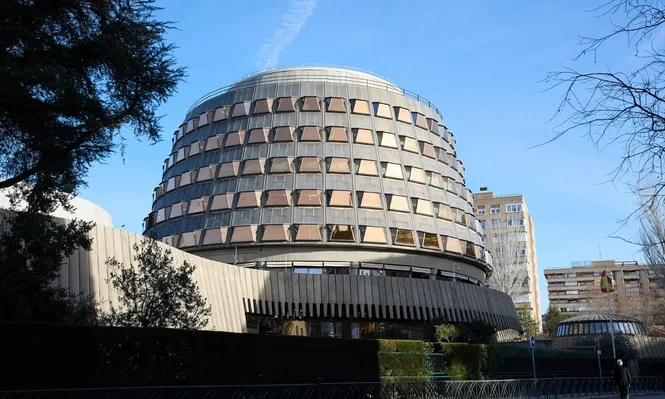 Vista de la fachada del Tribunal Constitucional.