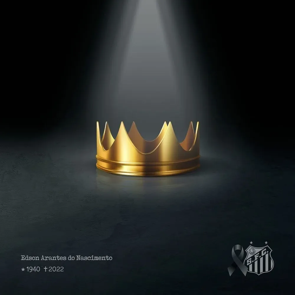 Santos lamentó la muerte de su máximo ídolo