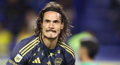 La bronca de Edinson Cavani