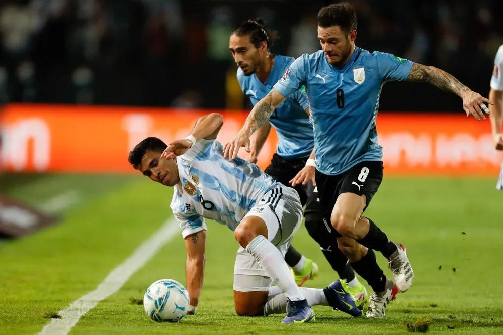 Uno de los últimos partidos de Nández en la selección