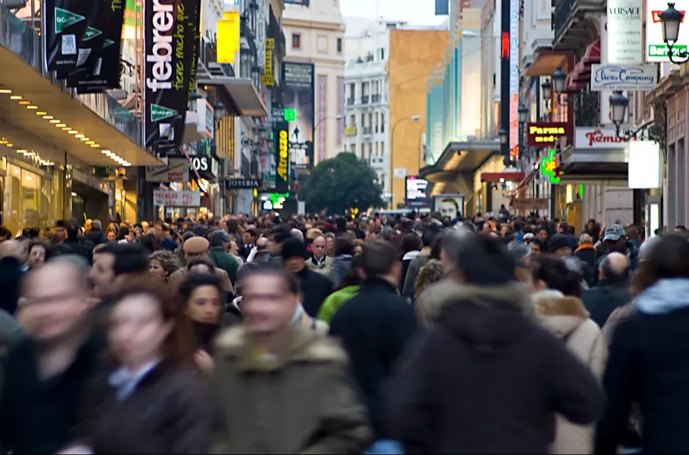 De compras en Madrid
