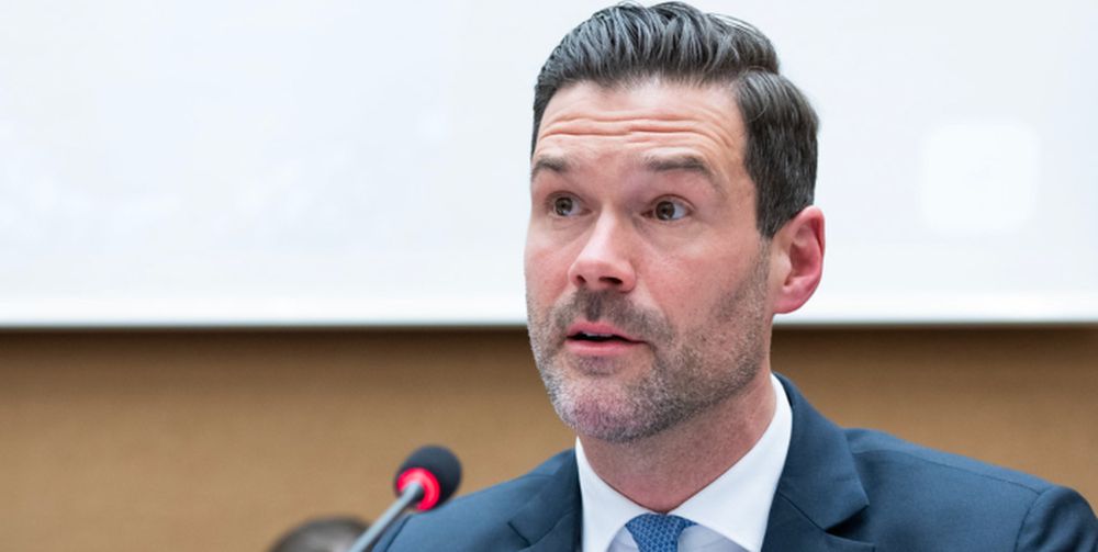 El ministro de Migración, Johan Forssell.