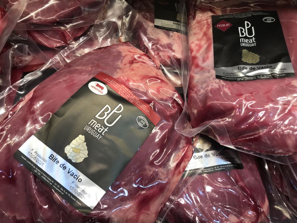 Carnes: casi el 85% de lo que Uruguay exportó en lo que va de 2025 son cortes de vacunos.