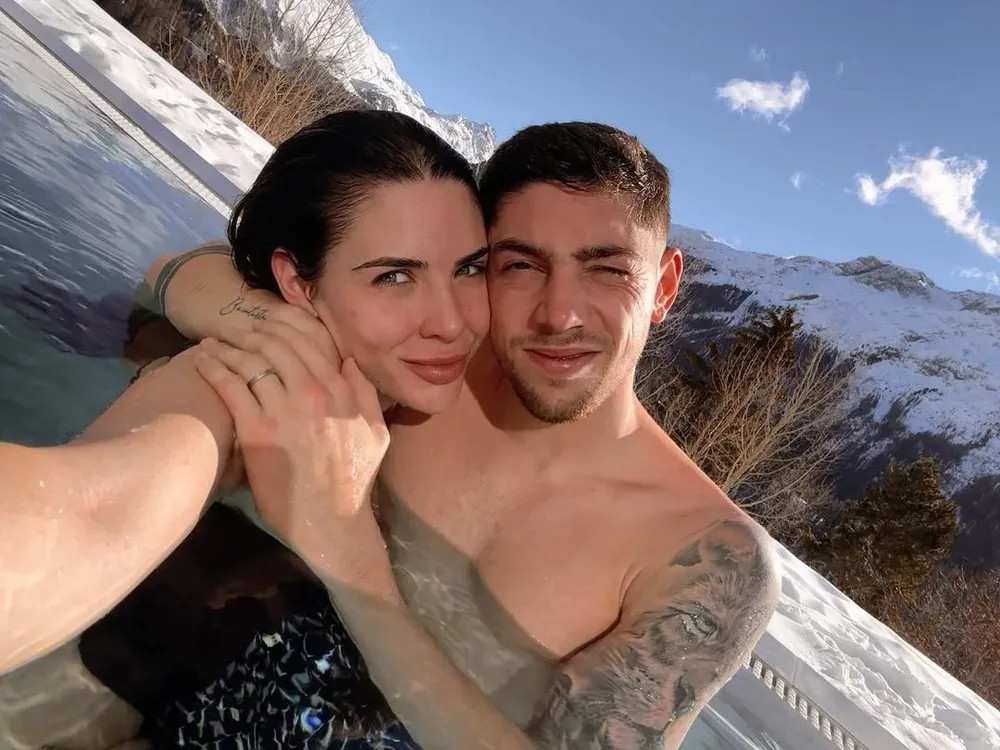 Mina Bonino y Fede Valverde