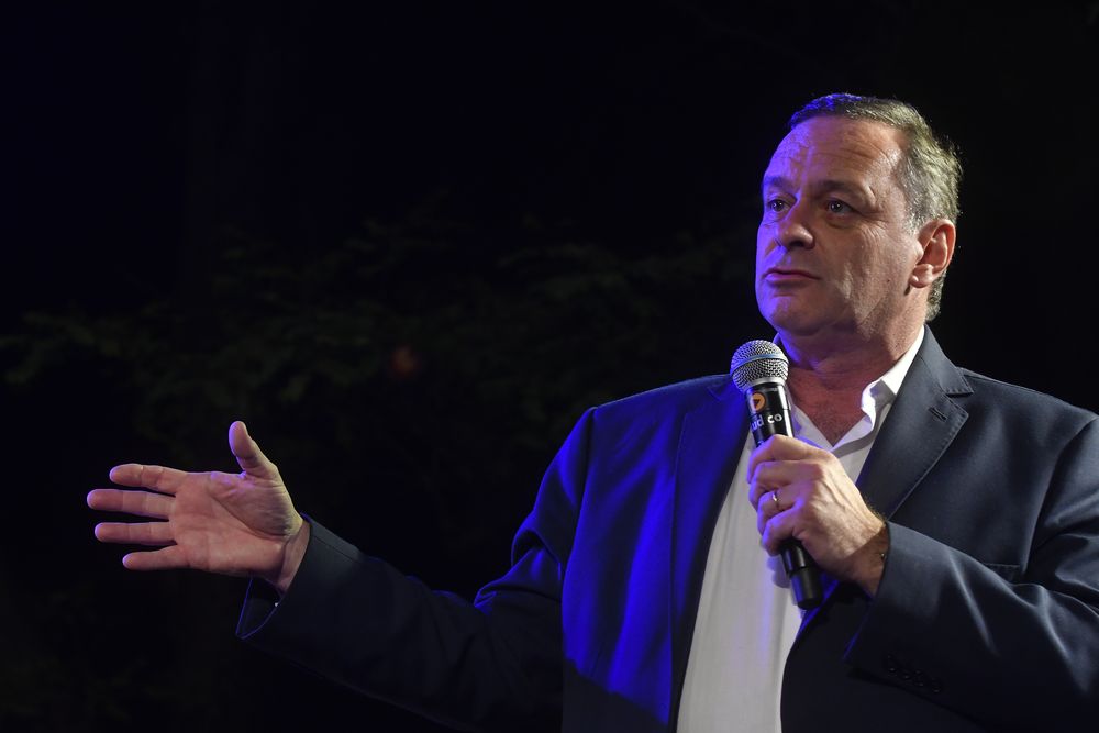 Acto Coalición Republicana, cierre de campaña Obelisco de los constituyentes. Álvaro Delgado.