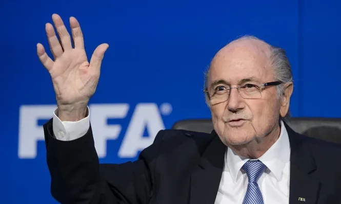 Joseph Blatter al anunciar que no se postulará a las elecciones de febrero