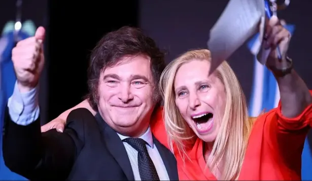 Javier y Karina Milei