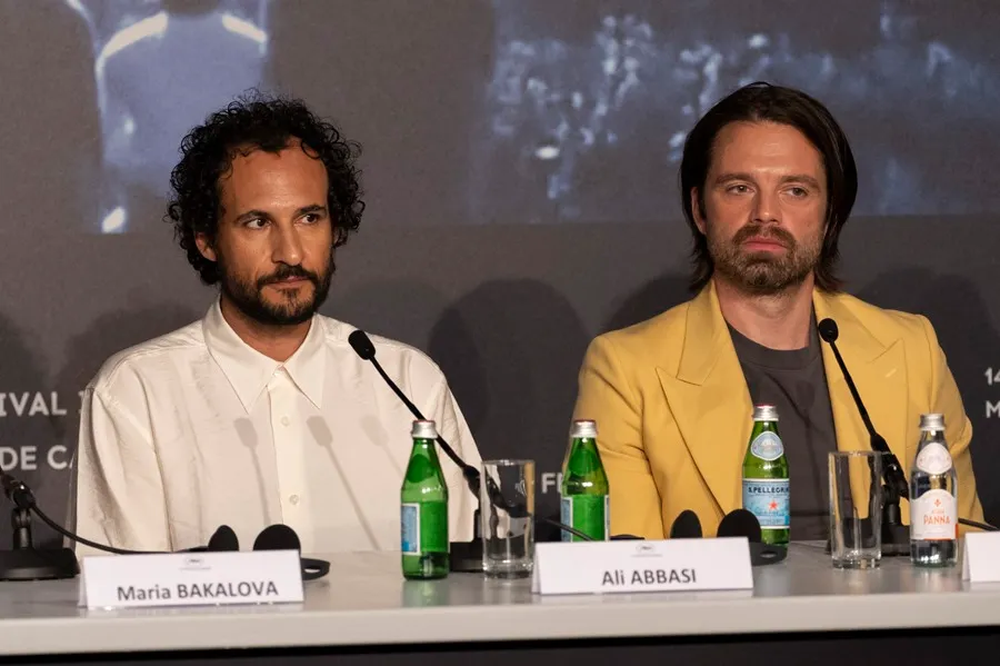 Ali Abbasi y Sebastian Can durante la presentación de la película en Cannes