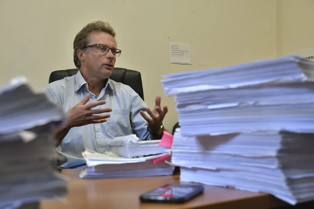 Fiscal Luis Pacheco, titular de la fiscalía que indaga casos anteriores al año 2017