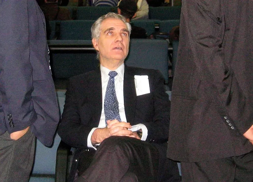 Juan Peirano Basso cuando fue extraditado a Uruguay desde Estados Unidos