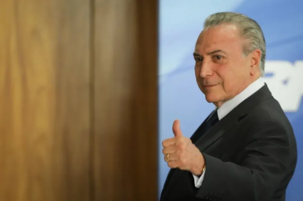 Michel Temer, presidente de Brasil