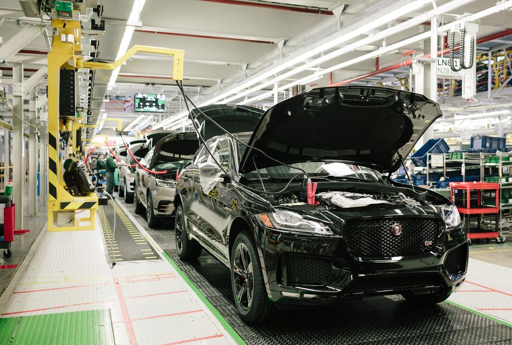 La producción de Jaguar Land Rover en Reino Unido.&nbsp;