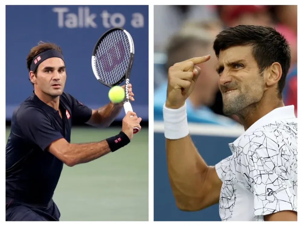Roger Federer y Novak Djokovic